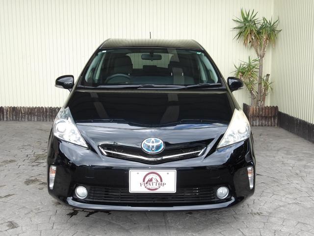 プリウスアルファ S 25年2月登録/202ブラック/ストラーダナビ/フルセグTV/BT/DVDビデオ/バックカメラ/ETC/禁煙車/修復歴無し(2枚目)