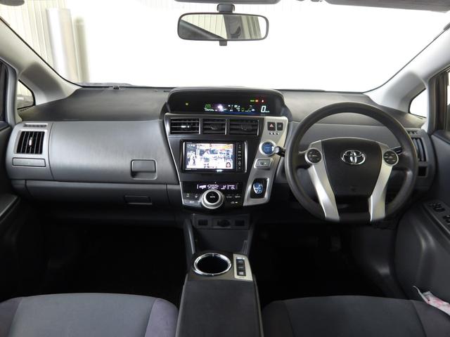 プリウスアルファ S 25年2月登録/202ブラック/ストラーダナビ/フルセグTV/BT/DVDビデオ/バックカメラ/ETC/禁煙車/修復歴無し(13枚目)