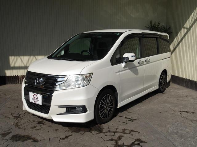 ステップワゴンスパーダ Ｚ　２３年１２月登録／１オーナー車／プレミアムホワイト・パール／両側電動ドア／ナビ／ＴＶ／ＤＶＤビデオ／バックカメラ／後席用アルパインフリップダウンモニター／ＥＴＣ／禁煙車／修復歴無し（3枚目）