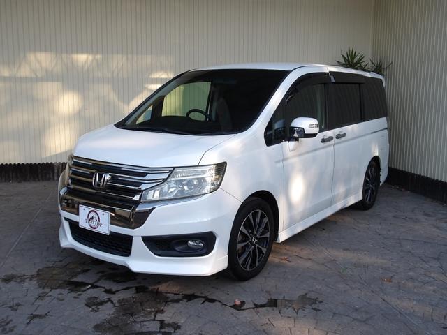 ステップワゴンスパーダ Ｚ　クールスピリット　２４年９月登録／後期型／ホワイトオーキッド・パール／ハーフレザーシート／両側電動ドア／パドルシフト／純正ナビ／ＴＶ／ＤＶＤビデオ／バックカメラ／ＥＴＣ／禁煙車／修復歴無し（13枚目）