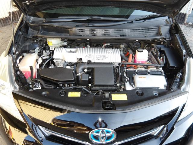 プリウスアルファ Sツーリングセレクション 純正エアロ/純正17インチアルミ/202ブラック/純正HDDナビ/フルセグTV/DVDビデオ/Bluetooth/バックカメラ/ビルトインETC/禁煙車(19枚目)