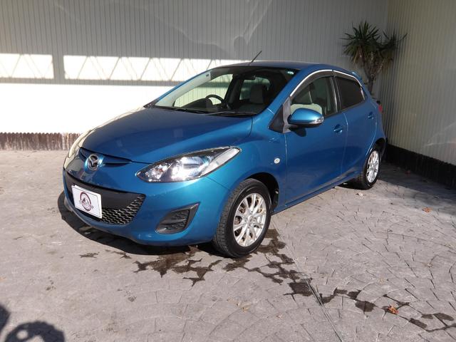 デミオ 13-スカイアクティブ 23年7月登録/アクアティックブルーマイカ/イクリプスナビ/TV/ETC/スマートキー/社外アルミホイール/禁煙車/修復歴無し(12枚目)