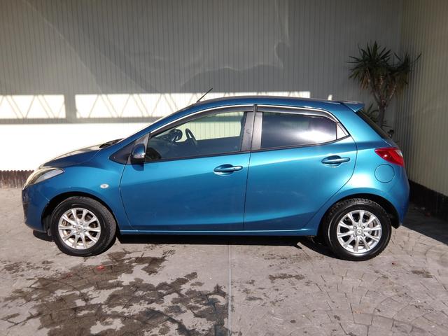 デミオ 13-スカイアクティブ 23年7月登録/アクアティックブルーマイカ/イクリプスナビ/TV/ETC/スマートキー/社外アルミホイール/禁煙車/修復歴無し(13枚目)