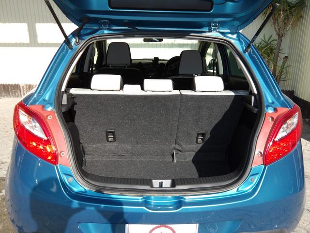 デミオ 13-スカイアクティブ 23年7月登録/アクアティックブルーマイカ/イクリプスナビ/TV/ETC/スマートキー/社外アルミホイール/禁煙車/修復歴無し(18枚目)