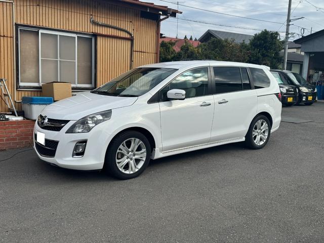 MPV 23T 禁煙車/後期モデル/245馬力インタークーラーターボ/外マフラー/外エアークリーナー/ナビ地デジフルセグ/バックカメラ/Bluetooth/両側電動ドア/スマートカードキー/フリップダウンモニター/(3枚目)