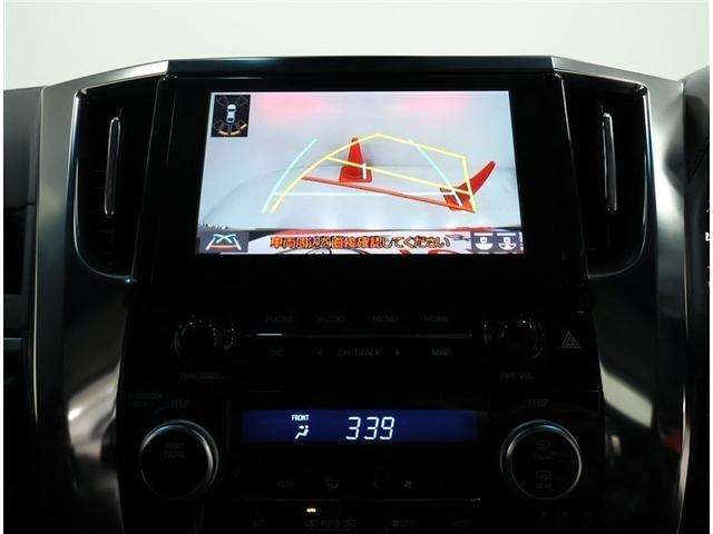 アルファード 2.5S Cパッケージ トヨタ認定中古車 禁煙ワンオーナー ブラインドスポットモニター CD・DVD再生機能 フルセグ TCナビ 後席モニター AC100 フルエアロ LEDヘッドライト 両側電動スライドドア スマートキー(8枚目)