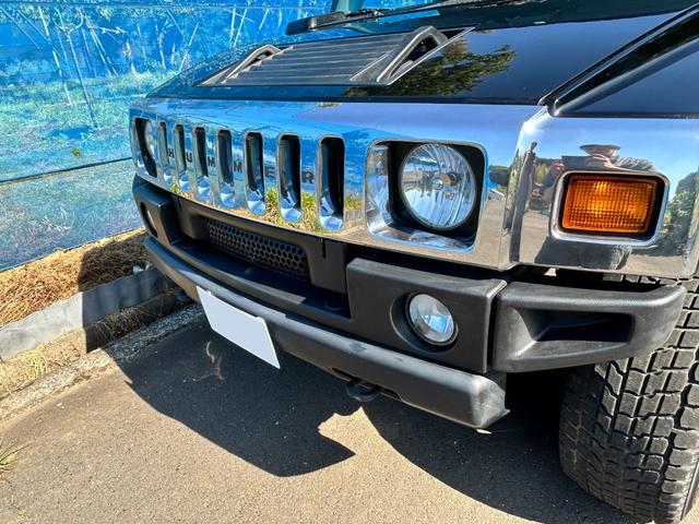ハマーＨ２ ベースグレード　１ナンバー貨物登録　４ＷＤ　ヒッチメンバー　アルミ　ＥＴＣ　シートヒーター　オートライト　パワーシート　オートエアコン　パワステ　プライバシーガラス　　後部席シートヒーター（22枚目）