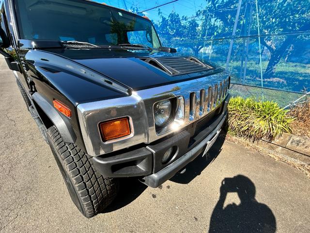 ハマーＨ２ ベースグレード　１ナンバー貨物登録　４ＷＤ　ヒッチメンバー　アルミ　ＥＴＣ　シートヒーター　オートライト　パワーシート　オートエアコン　パワステ　プライバシーガラス　　後部席シートヒーター（23枚目）
