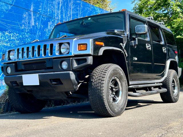 ハマーＨ２ ベースグレード　１ナンバー貨物登録　４ＷＤ　ヒッチメンバー　アルミ　ＥＴＣ　シートヒーター　オートライト　パワーシート　オートエアコン　パワステ　プライバシーガラス　　後部席シートヒーター（24枚目）