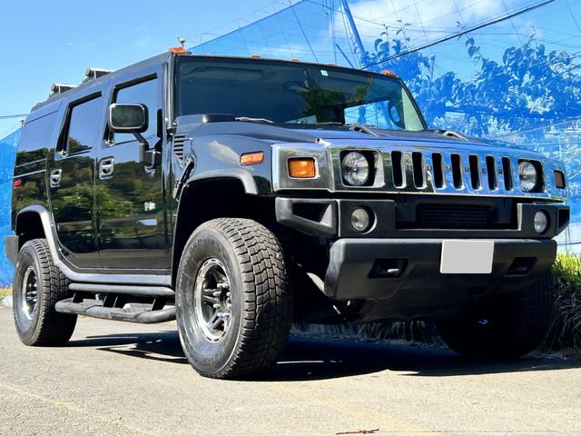 ハマーＨ２ ベースグレード　１ナンバー貨物登録　４ＷＤ　ヒッチメンバー　アルミ　ＥＴＣ　シートヒーター　オートライト　パワーシート　オートエアコン　パワステ　プライバシーガラス　　後部席シートヒーター（25枚目）
