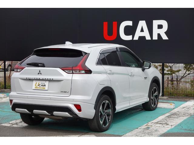 エクリプスクロスＰＨＥＶ Ｐ　ツインモーター４ＷＤ　フロアシフト　パドルシフト　オート　エアコン・スマホ連携ナビ・フルセグＴＶ・全方向カメラ・サイドバックカメラ・横滑り防止・衝突被害軽減ブレーキ・車線逸脱防止・後側方車両検知警報・誤発進抑制・ＬＥＤヘッドライト・フォグランプ・オートライト（35枚目）