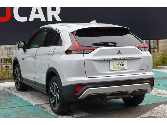 エクリプスクロスＰＨＥＶ Ｇ　ツインモーター４ＷＤ　フロアシフト　パドルシフト　オート　エアコン・７インチＳＤナビ・フルセグＴＶ・ＥＴＣ・横滑り防止・誤発進抑制・衝突被害軽減ブレーキ・車線逸脱防止・バッテリー残存容量８８．５％・ＬＥＤヘッドライト・フォグランプ・オートライト・オートハイビ（7枚目）