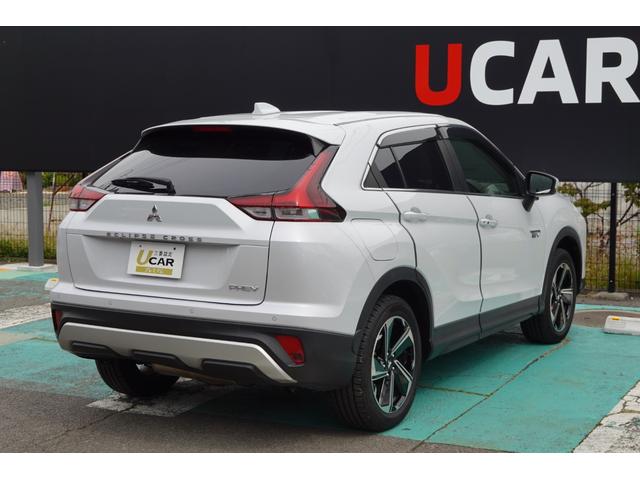 エクリプスクロスＰＨＥＶ Ｇ　ツインモーター４ＷＤ　フロアシフト　パドルシフト　オート　エアコン・７インチＳＤナビ・フルセグＴＶ・ＥＴＣ・横滑り防止・誤発進抑制・衝突被害軽減ブレーキ・車線逸脱防止・バッテリー残存容量８８．５％・ＬＥＤヘッドライト・フォグランプ・オートライト・オートハイビ（33枚目）