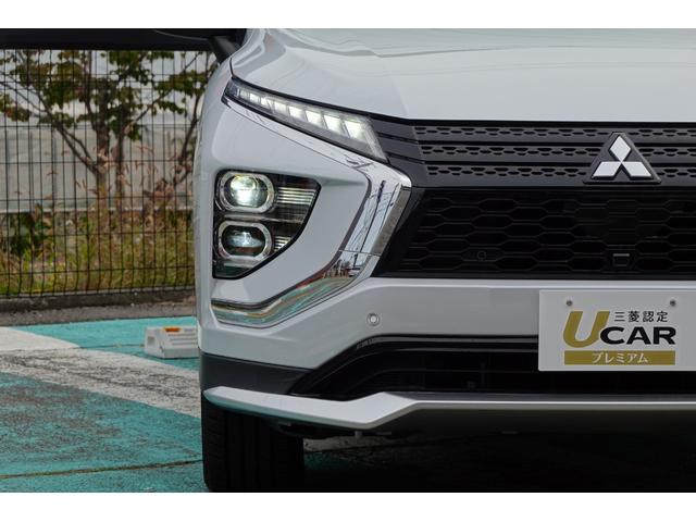 エクリプスクロスＰＨＥＶ Ｇ　ツインモーター４ＷＤ　フロアシフト　パドルシフト　オート　エアコン・７インチＳＤナビ・フルセグＴＶ・ＥＴＣ・横滑り防止・誤発進抑制・衝突被害軽減ブレーキ・車線逸脱防止・バッテリー残存容量８８．５％・ＬＥＤヘッドライト・フォグランプ・オートライト・オートハイビ（41枚目）