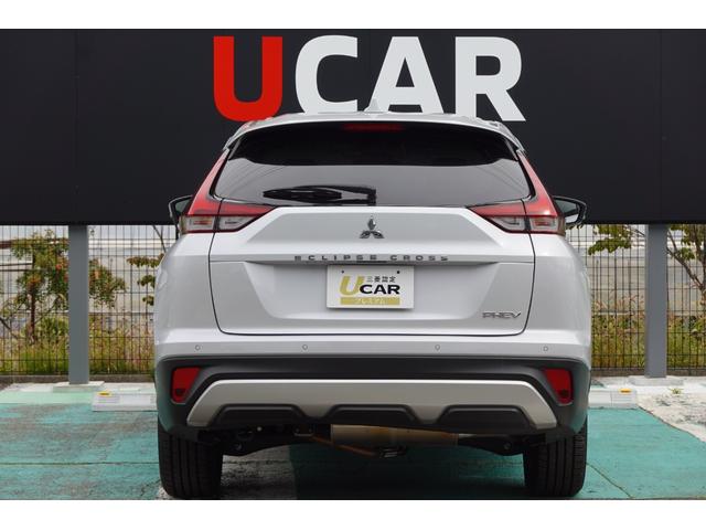 エクリプスクロスＰＨＥＶ Ｇ　ツインモーター４ＷＤ　フロアシフト　パドルシフト　オート　エアコン・７インチＳＤナビ・フルセグＴＶ・ＥＴＣ・横滑り防止・誤発進抑制・衝突被害軽減ブレーキ・車線逸脱防止・バッテリー残存容量８８．５％・ＬＥＤヘッドライト・フォグランプ・オートライト・オートハイビ（61枚目）