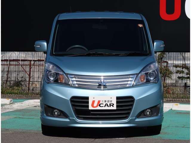 デリカＤ：２ Ｓ　フルタイム４ＷＤ　ＣＶＴインパネシフト　オートエアコン　７インチＳＤナビ・フルセグＴＶ・低速域衝突被害軽減ブレーキ・ＡＢＳ・横滑り防止・クルーズコントロール・ＨＩＤヘッドライト・フォグランプ・オートライト・両側電動スライドドア・イモビライザー・ワンオーナー（6枚目）