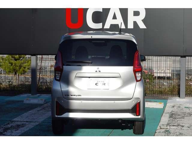 ｅＫワゴン Ｇ　フルタイム４ＷＤ　ＣＶＴインパネシフト　オートエアコン　２ＤＩＮＣＤステレオ・ルームミラーモニター・バックカメラ・アイドリングストップ・横滑り防止・衝突被害軽減ブレーキ・誤発進抑制・車線逸脱防止・コーナーセンサー・ハロゲンヘッドランプ・オートハイビーム（6枚目）