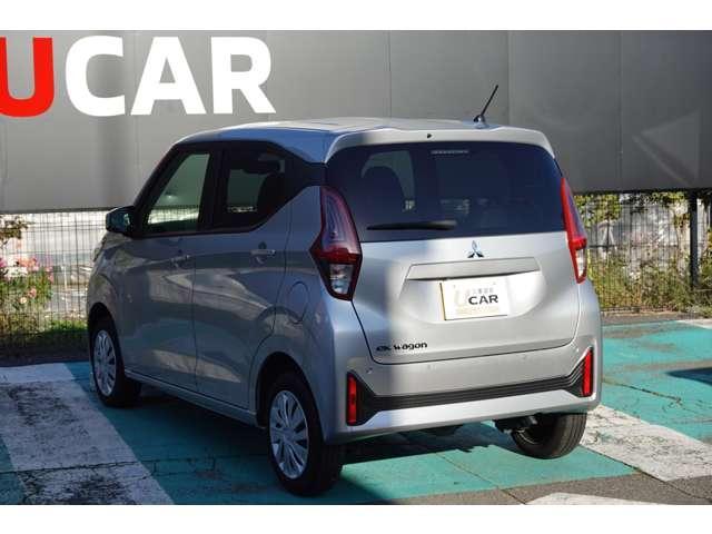 ｅＫワゴン Ｇ　フルタイム４ＷＤ　ＣＶＴインパネシフト　オートエアコン　２ＤＩＮＣＤステレオ・ルームミラーモニター・バックカメラ・アイドリングストップ・横滑り防止・衝突被害軽減ブレーキ・誤発進抑制・車線逸脱防止・コーナーセンサー・ハロゲンヘッドランプ・オートハイビーム（8枚目）