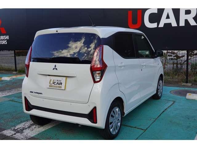 eKワゴン M 2WDフロント駆動 CVTインパネシフト エアコン パワ ステアリング・パワーウインド・アイドリングストップ・ABS・横滑り防止・衝突被害軽減ブレーキ・車線逸脱警報・前後誤発進抑制・ハロゲンヘッドライト・オートハイビーム・ワンオーナー・オーディオナビレス(8枚目)