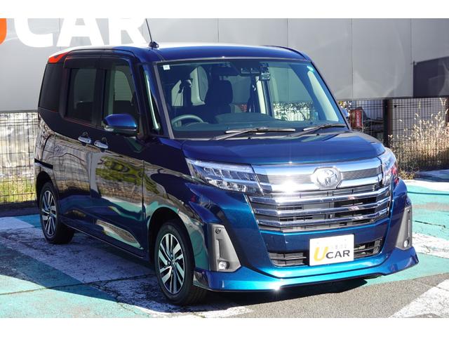 ルーミー カスタムＧ　フルタイム４ＷＤ　ＣＶＴインパネシフト　オートエ　アコン・９インチメモリーナビ・フルセグＴＶ・マルチアラウンドビュー・バックカメラ・横滑り防止・衝突被害軽減ブレーキ・車線逸脱警報・コーナーセンサー・誤発進抑制・ＬＥＤヘッドライト・オートハイビーム・（47枚目）