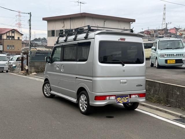 エブリイワゴン ＰＺターボ　ワンオーナー車　レーダーブレーキサポート　純正ナビ　ＴＶ　Ｂｌｏｅｔｏｏｔｈ　ＥＴＣ　ＨＩＤ　パワースライドア　スマートキー２個（4枚目）