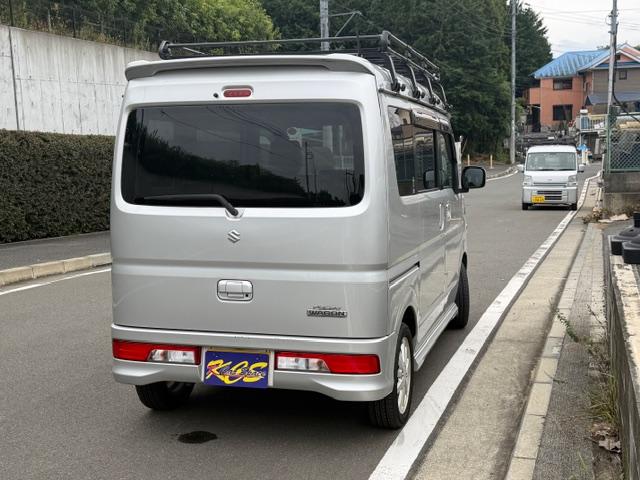 エブリイワゴン ＰＺターボ　ワンオーナー車　レーダーブレーキサポート　純正ナビ　ＴＶ　Ｂｌｏｅｔｏｏｔｈ　ＥＴＣ　ＨＩＤ　パワースライドア　スマートキー２個（6枚目）