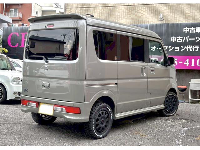 クリッパーリオ Ｇ　４ＷＤ　両側パワスラ　リフトＵＰコイル　オフロードタイヤ　ホワイトレター　社外マッドブラックアルミ　クラッツェオシートカバー　クラッツェオ防水シートカバー　ＥＴＣ　スマート携帯対応モニター　ドラレコ（6枚目）