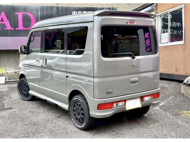 クリッパーリオ Ｇ　４ＷＤ　両側パワスラ　リフトＵＰコイル　オフロードタイヤ　ホワイトレター　社外マッドブラックアルミ　クラッツェオシートカバー　クラッツェオ防水シートカバー　ＥＴＣ　スマート携帯対応モニター　ドラレコ（7枚目）