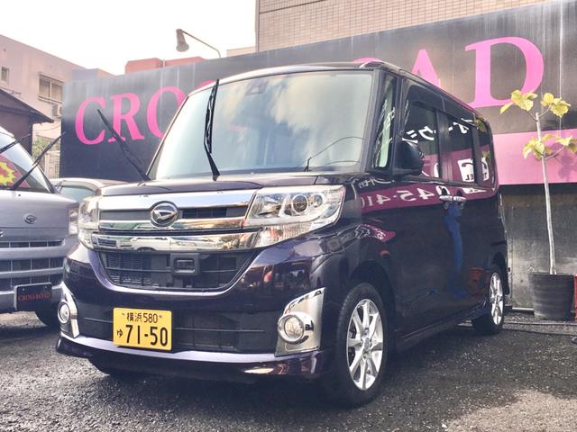 タント カスタムＸ　ＳＡＩＩ　ＳＡ　ＩＩ　レーン警告音　スタート警告音　アイドリングストップ　音純正オプションイクリプスナビＴＶ　バックカメラ　ＥＴＣ　プッシュスタート　スマートキー　左側パワースライドドア　オートミラー格納（2枚目）