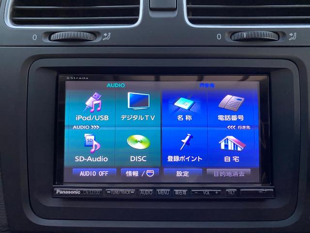 ゴルフカブリオレ ベースグレード　黒革シート　社外ナビ　地デジ　バックカメラ　コーナーセンサー　キセノンヘッドライト　フォグランプ　キーレスエントリー　クルーズコントロール　純正１７インチアルミ　サイドエアバック（17枚目）