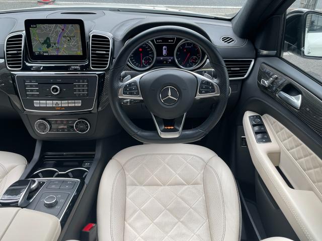 ＧＬＥ ＧＬＥ４３　４マチック　クーペ　デジーノエクスクルーシブ　レーダーセーフティ　パノラマサンルーフ　白革シート　パワーバックドア　純正ナビ　地デジ　全方位カメラパワーバックドア　スペアキーＨ３１／３，Ｒ２／３，Ｒ４／５，Ｒ５／３記録簿（11枚目）