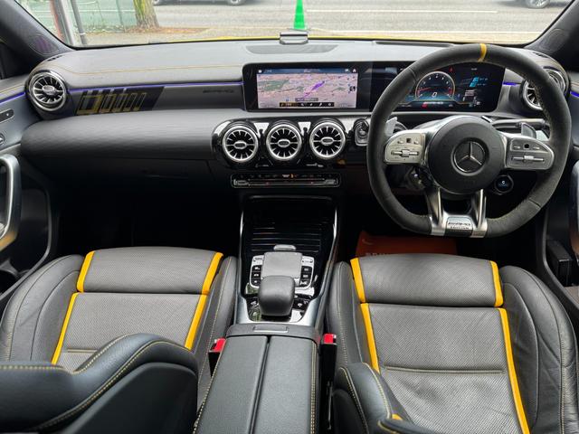 Ａクラス Ａ４５　Ｓ　４マチック＋　エディション１　限定車　専用シート　専用エアロ　純正ナビ　地デジ　全方位カメラ　レーダーセーフティ　純正１９アルミ　前後ドラレコ　パワーシート　シートヒーター　エアシート　スペアキー　ＨＵＤ　ＬＥＤライト（10枚目）