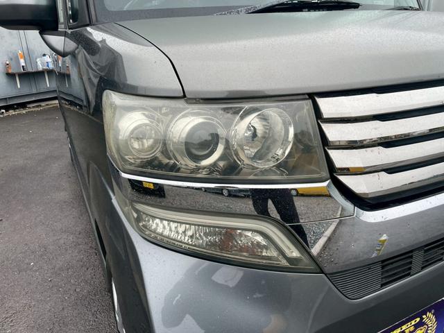 N-BOXカスタム G・Lパッケージ 両側スライド・片側電動 TV HID スマートキー アイドリングストップ 電動格納ミラー ベンチシート CVT 盗難防止システム ABS ESC CD DVD再生 USB Bluetooth(31枚目)