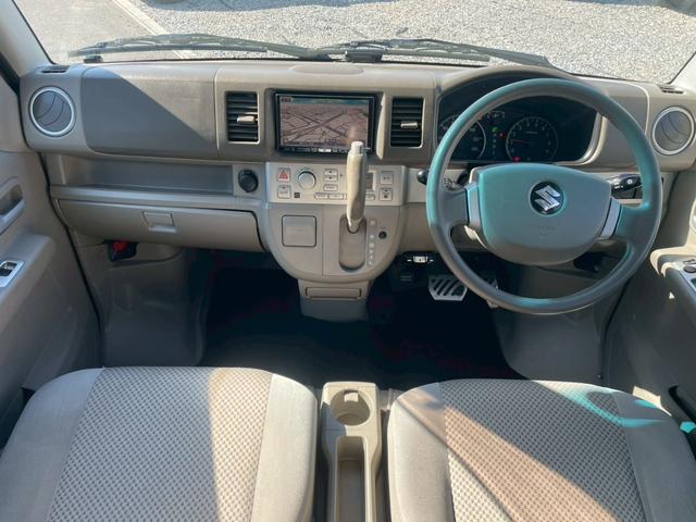 エブリイワゴン ＰＺターボスペシャル　ＥＴＣ　両側電動スライドドア　ナビ　ＴＶ　ＨＩＤ　キーレスエントリー　電動格納ミラー　シートヒーター　ＡＴ　盗難防止システム　ＡＢＳ　ＣＤ　ＤＶＤ再生　アルミホイール　衝突安全ボディ　エアコン（2枚目）