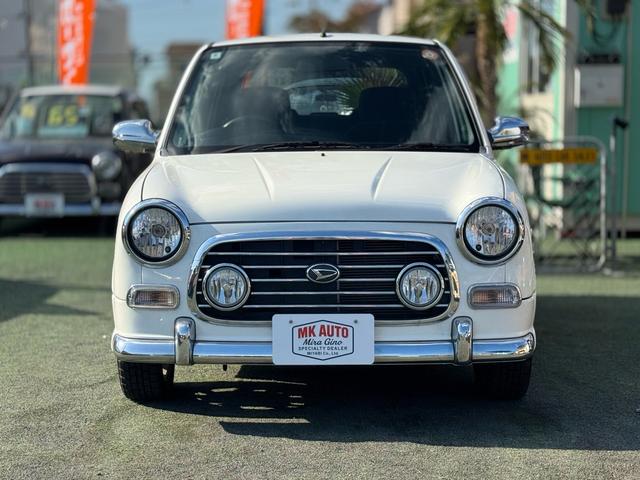 ミラジーノ ミニライトスペシャル　最終型　ブラックウッドインテリア　黒本革巻純正ステアリング　ミニライト１４インチホイール　タイミングベルト　ウォーターポンプ交換済　ＡＣコンプレッサー交換済　ＥＴＣ　純正オーディオ　検Ｒ９年９月（2枚目）