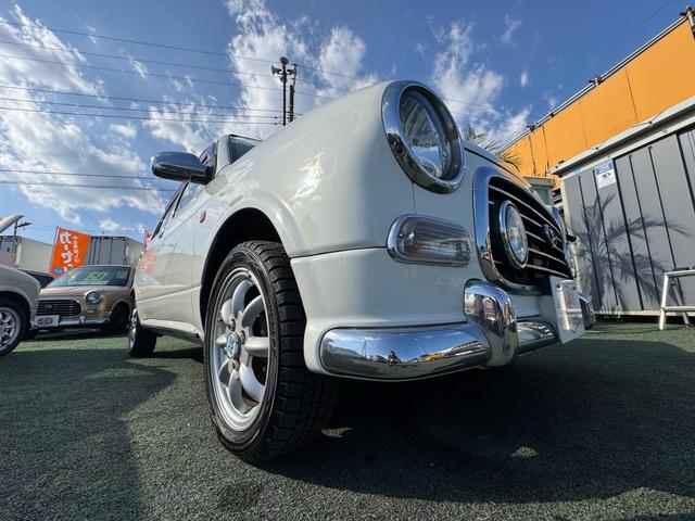 ミラジーノ ミニライトスペシャル　最終型　ブラックウッドインテリア　黒本革巻純正ステアリング　ミニライト１４インチホイール　タイミングベルト　ウォーターポンプ交換済　ＡＣコンプレッサー交換済　ＥＴＣ　純正オーディオ　検Ｒ９年９月（39枚目）