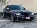 Ｃクラス Ｃ６３　ＡＭＧ　希少前期パフォーマンスパッケージ　ブラックＭ　フルノーマル車　黒革　純正ナビ地デジ付　サンルーフ　ＥＴＣ（8枚目）