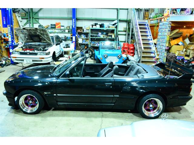 3シリーズ 320iカブリオーレ 6気筒2.5エンジン載せ替え公認 6連スロットル 5MT ワイドボディ Work-CR01R特別オーダーカラー 左ハンドル(30枚目)