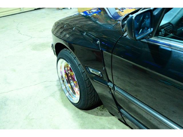 3シリーズ 320iカブリオーレ 6気筒2.5エンジン載せ替え公認 6連スロットル 5MT ワイドボディ Work-CR01R特別オーダーカラー 左ハンドル(36枚目)