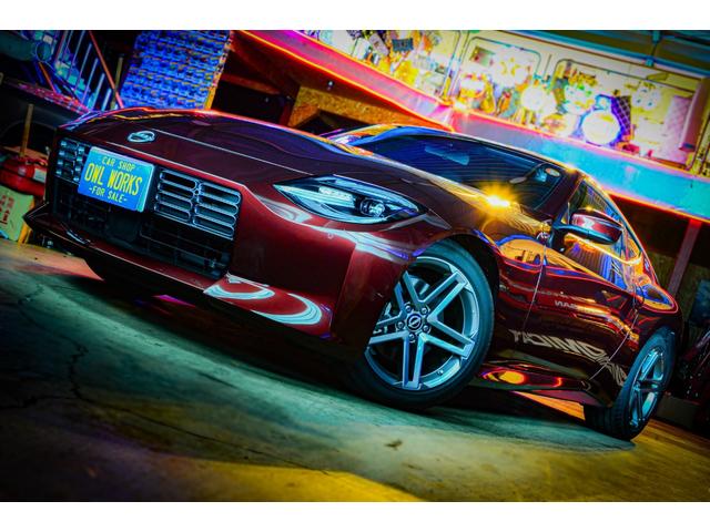 フェアレディZ バージョンT 走行950Km 1オーナー ドラレコ BOSE ナビTV バックカメラ ETC2.0 エマージェンジーブレーキ ブラインドスポットモニター ヒーター付パワーシート リアトラフィックアラート(2枚目)