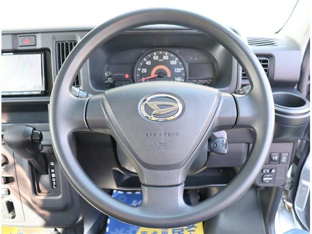 ハイゼットカーゴ クルーズターボＳＡＩＩＩ　レーダーブレーキサポート　メモリーナビ　バックカメラ　電動格納ドアミラー　全席パワーウィンドゥ　サイドバイザー　キーレス　オーバーヘッドコンソール　オートハイビーム　アイドリングストップ　車線逸脱（16枚目）