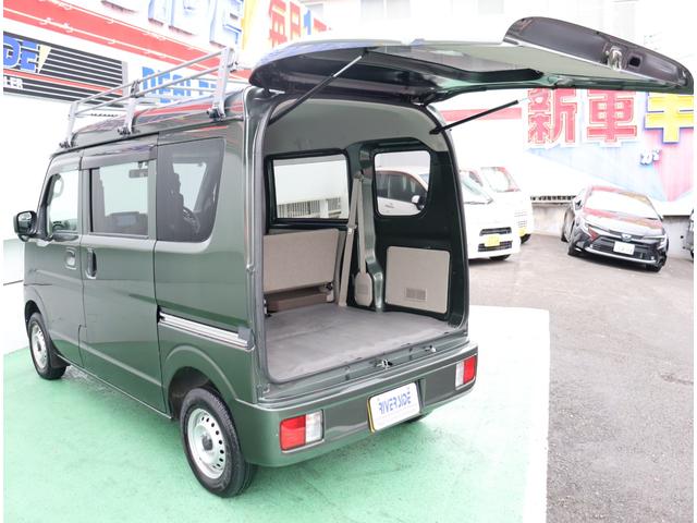 エブリイ ＰＣリミテッド　ルーフキャリア　メモリーナビ＆ＴＶ　ＥＴＣ　キーレス　電動格納ドアミラー　前席パワーウィンドウ　オーバーヘッドコンソール　サイドバイザー　ゴムマット　盗難防止　ライトレベライザー　両側スライドドア（25枚目）