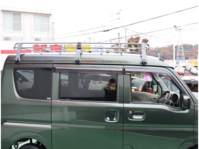 エブリイ ＰＣリミテッド　ルーフキャリア　メモリーナビ＆ＴＶ　ＥＴＣ　キーレス　電動格納ドアミラー　前席パワーウィンドウ　オーバーヘッドコンソール　サイドバイザー　ゴムマット　盗難防止　ライトレベライザー　両側スライドドア（37枚目）