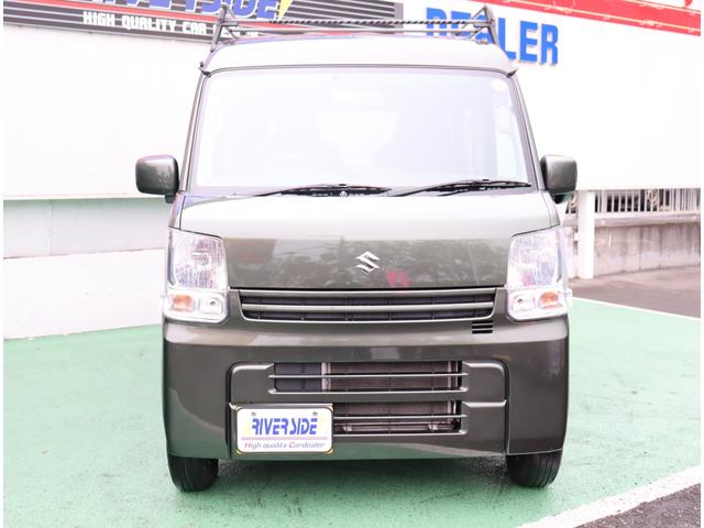 エブリイ ＰＣリミテッド　ルーフキャリア　メモリーナビ＆ＴＶ　ＥＴＣ　キーレス　電動格納ドアミラー　前席パワーウィンドウ　オーバーヘッドコンソール　サイドバイザー　ゴムマット　盗難防止　ライトレベライザー　両側スライドドア（39枚目）