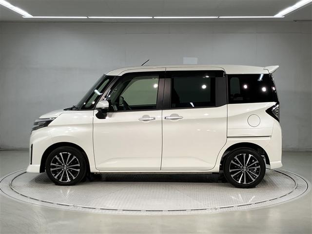 ルーミー カスタムＧ－Ｔ　助手席エアバック　両側オートスライドドア　スマートキープッシュスタート　ＬＥＤライト　１オーナー　横滑り防止機能　クルコン　点検記録簿　ＥＴＣ付　アルミホイール　キーレス　ＤＶＤ　ナビ＆ＴＶ　ＡＢＳ（2枚目）