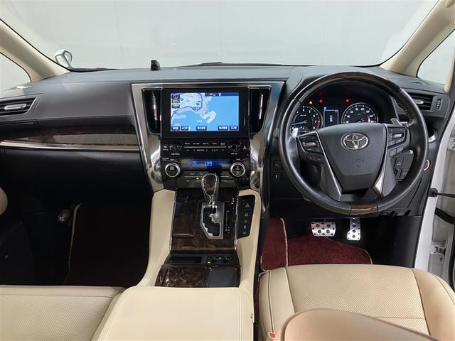 アルファード ３．５ＧＦ　衝突軽減　バックモニター　ナビ＆ＴＶ　１オーナー　クルコン　ＬＥＤヘッドランプ　地デジ　キーレス　ＤＶＤ　３列シート　ＡＢＳ　アルミホイール　オートエアコン　パワーシート　エアバッグ　ドラレコ　ＥＴＣ（5枚目）