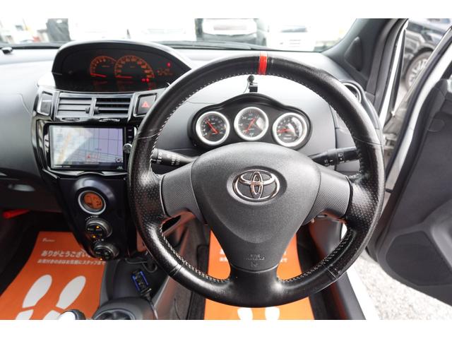 ヴィッツ TRDターボM ツインカムICターボ150PS社外ナビ地デジ 純正ETCバックカメラモデリスタ3連メーター純正HIDライトLEDフォグ純正エアロBBS17インチアルミウインカーミラープライバシーガラスセンター2本出(17枚目)