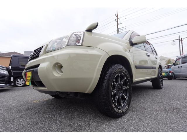 エクストレイル Ｓ　純正５速ＮＴ社外１６インチアルミ純正カラー電動格納ドアミラープライバシーガラスパナソニック製ナビＥＴＣマニュアルエアコンキーレス切替式４ＷＤレザーシート＆防水フロアー修復歴無し記録簿付き２オーナー車（8枚目）