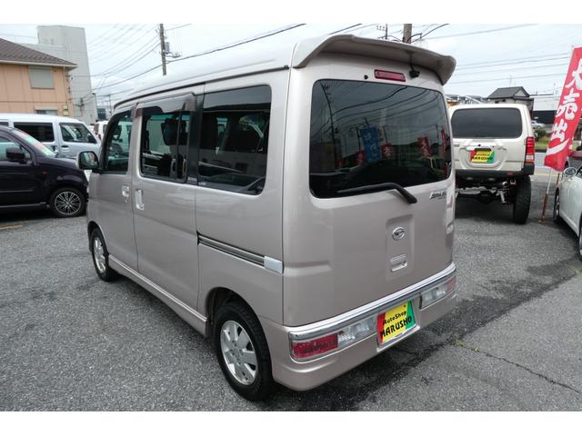 アトレーワゴン カスタムターボＲＳリミテッド　純正ナビ地デジ左側Ｐスライドドア純正ＨＩＤクリアーフォグランプ純正エアロ純正１３インチアルミウインカーミラープライバシーガラスフルオートエアコンバックモニター両席エアーバックＡＢＳ修復歴無取説記録簿付（13枚目）