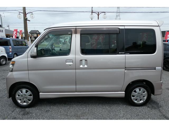 アトレーワゴン カスタムターボＲＳリミテッド　純正ナビ地デジ左側Ｐスライドドア純正ＨＩＤクリアーフォグランプ純正エアロ純正１３インチアルミウインカーミラープライバシーガラスフルオートエアコンバックモニター両席エアーバックＡＢＳ修復歴無取説記録簿付（14枚目）